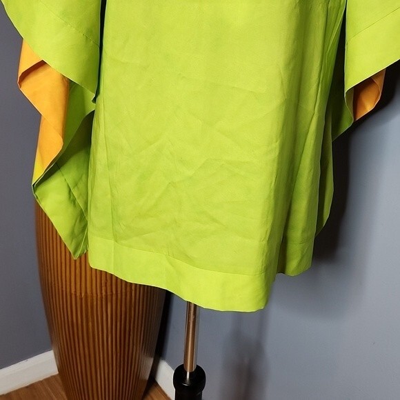 H by Halston Dip Dye Lime Punch Top Size M/L NWT - Picture 12 of 16